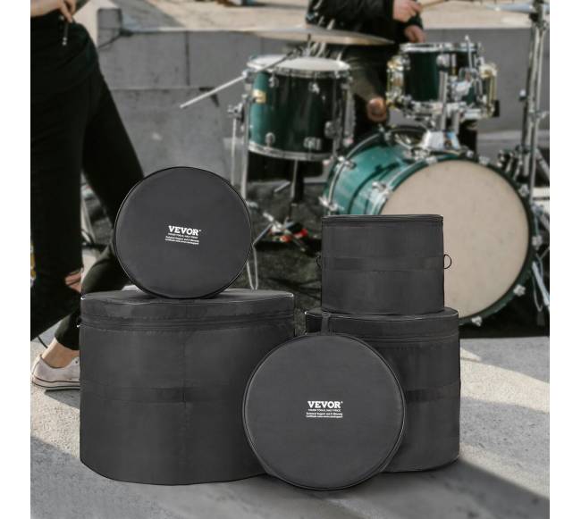 5 dalių būgnų krepšių komplektas iš oxford audinio7