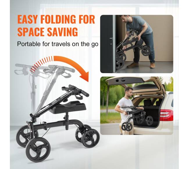 Sulankstomas kelio paspirtukas su reguliuojamu vairu5