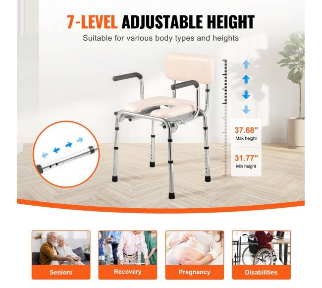 Kėdė su nuleidžiamais porankiais3