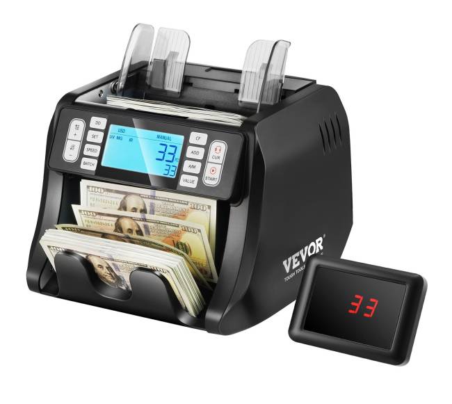 Banknotų skaičiavimo aparatas su padirbinių aptikimu0