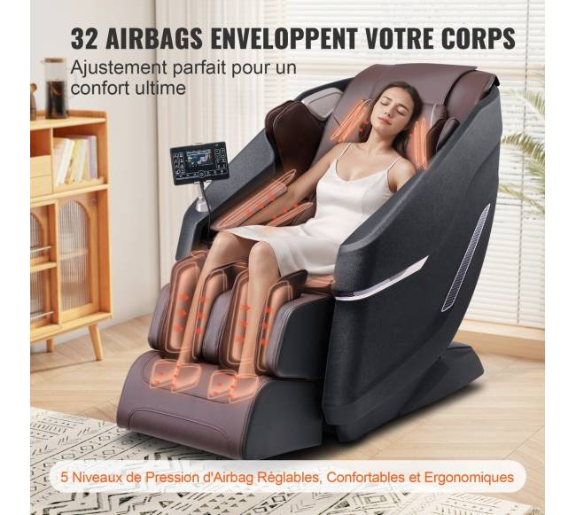 Viso kūno masažo kėdė su SL bėgiu4