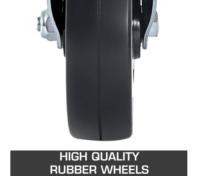 4 dalių 20 cm guminiai sukamieji ratukai2