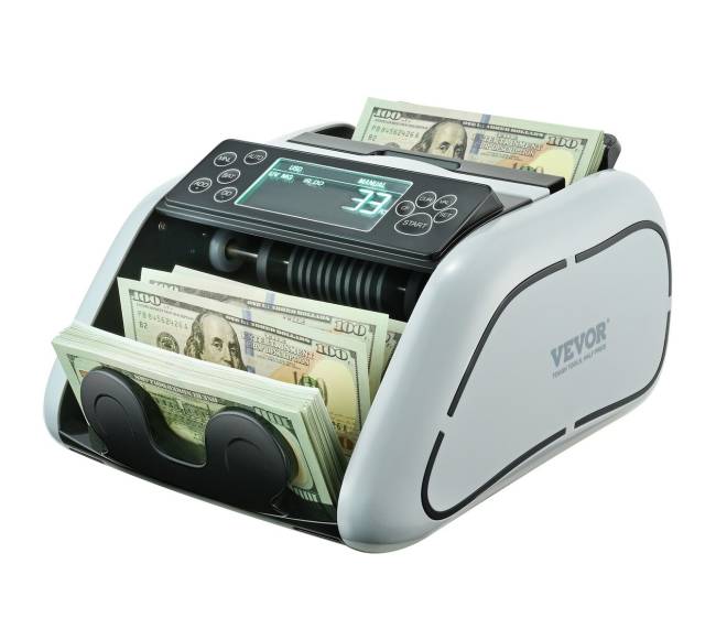 Pinigų skaičiavimo mašina su netikrų pinigų aptikimu9