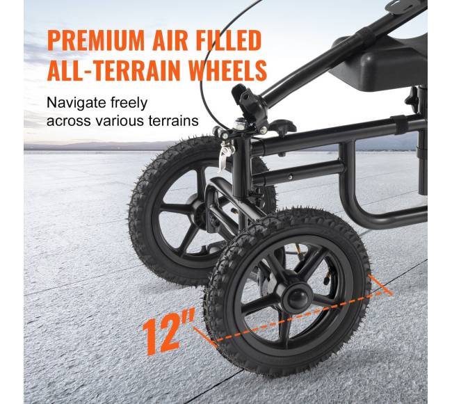 Sulankstomas kelių paspirtukas su reguliuojamu aukščiu3