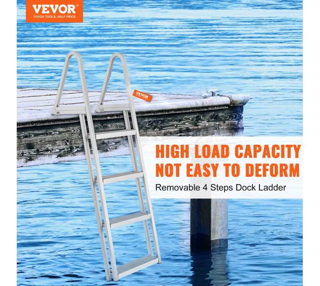 Nuimamos 4 pakopų aliuminio kopėčios1