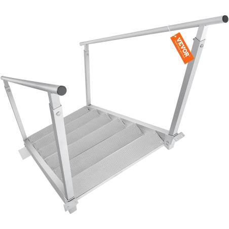 Aliuminis dokinis kopėčios, 43-51cm reguliuojamos0