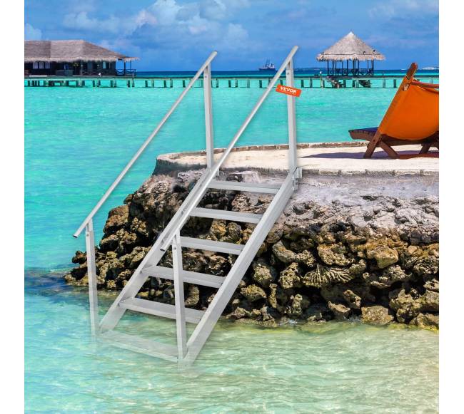 Aliuminis dokinis kopėčios, 43-51cm reguliuojamos7