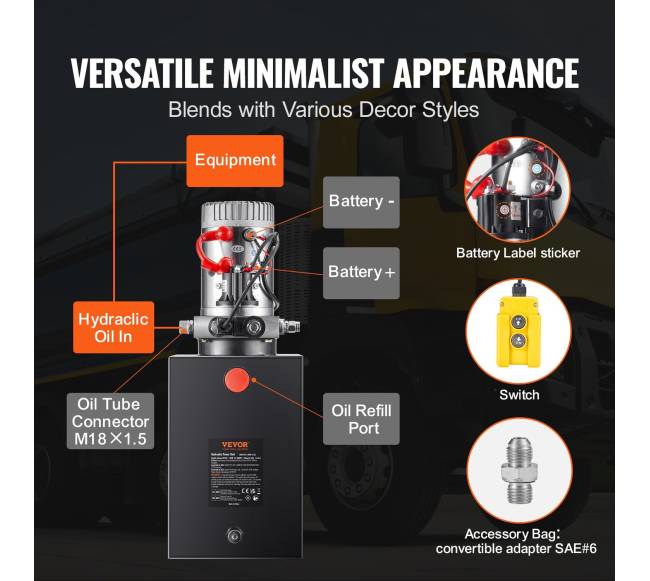 Hidraulinis 12 litrų vienveiksmis siurblys5