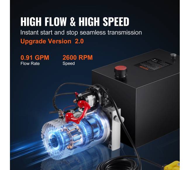 Hidraulinis siurblys 20 litrų vienpusis DC 12V3