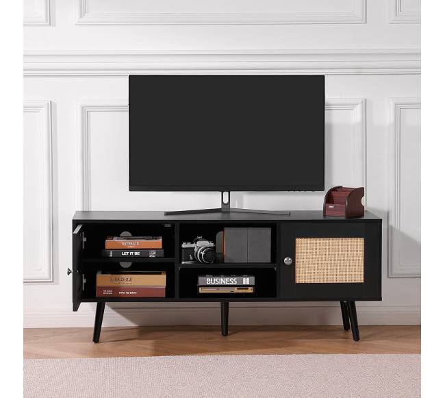 Rataninė TV spintelė 140 cm7