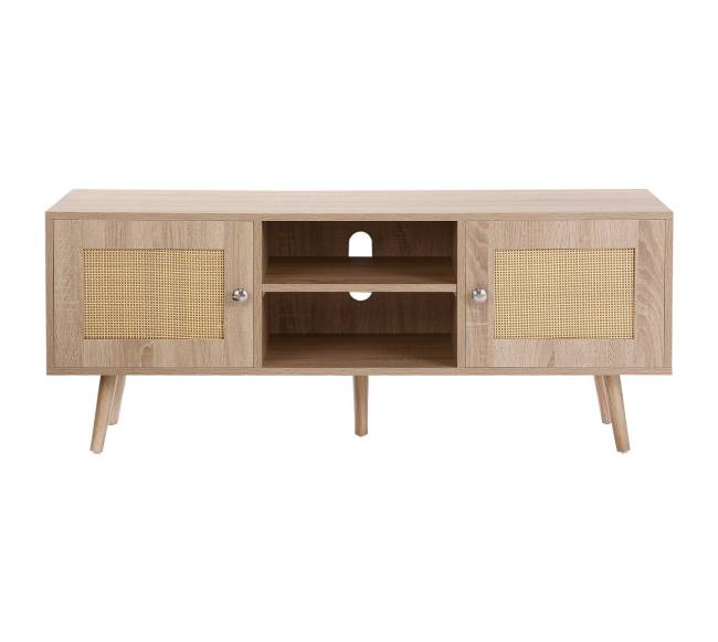 Rataninė TV spintelė, 55 colių televizoriui9