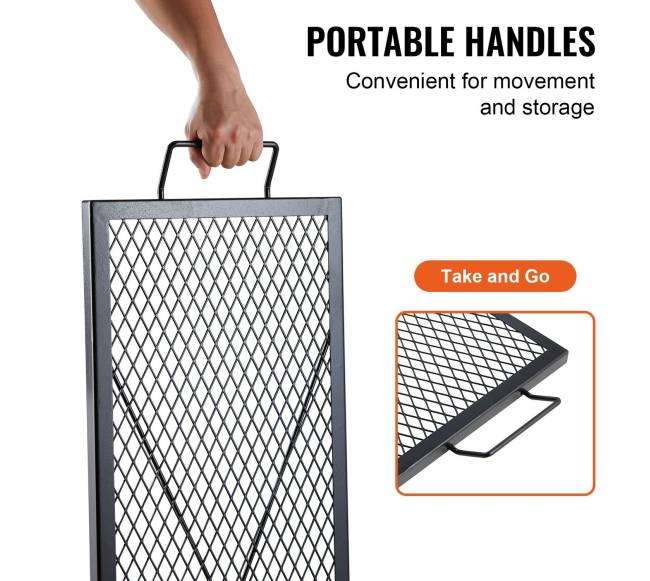 Stačiakampė kepsninės grotelė su rankena4