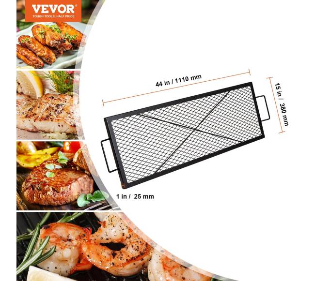 Stačiakampė kepsninės grotelė su rankena6