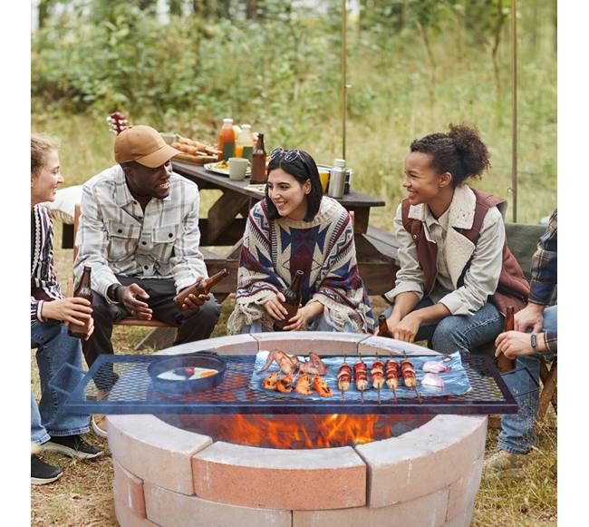 Stačiakampė kepsninės grotelė su rankena7