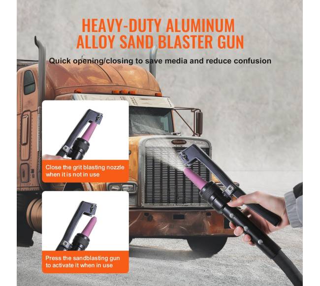 10 galonų smėliasrovė su dviem antgaliais ir žarna3