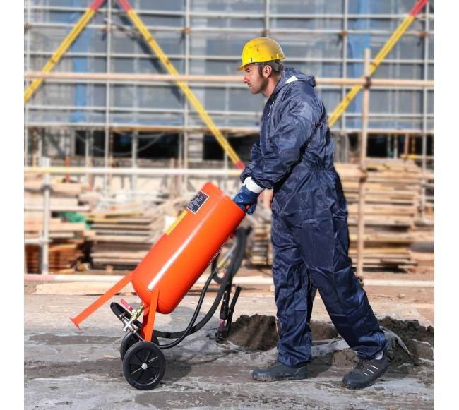 10 galonų smėliasrovė su dviem antgaliais ir žarna7