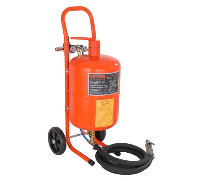 5 galonų smėliasrovė su 4 antgaliais8