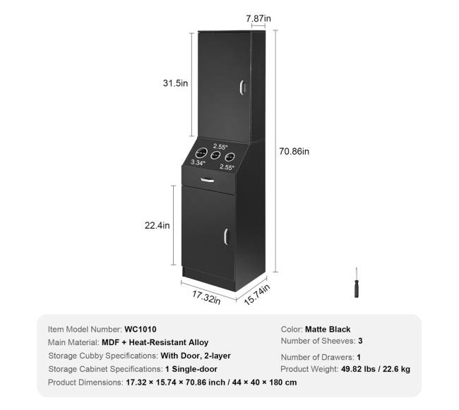 Salono laikymo spintelė kirpėjams6