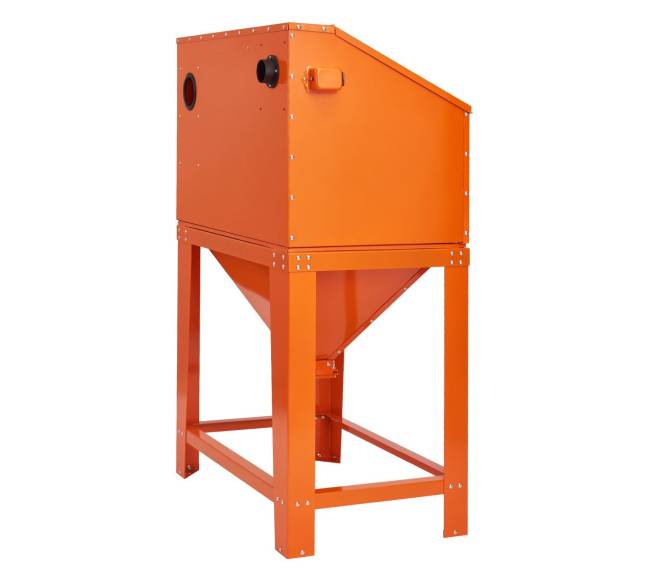 90 galonų smėliavimo spinta su dulkių surinktuvu10