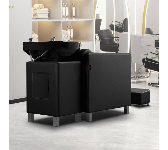 Plaukų plovimo kėdė su atrama kojoms7