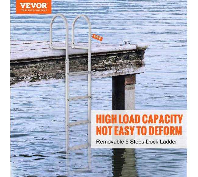 Valčių aliuminio laiptai su 5 pakopomis1