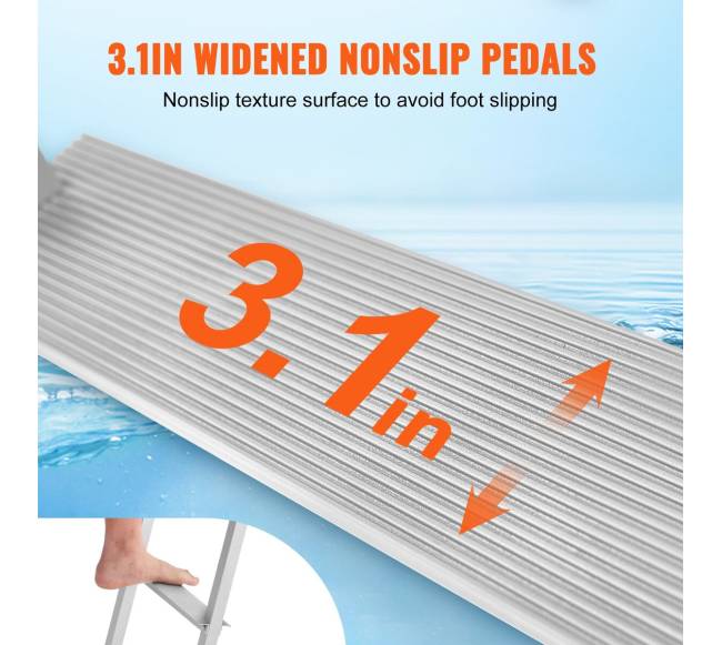 Valčių aliuminio laiptai su 5 pakopomis3