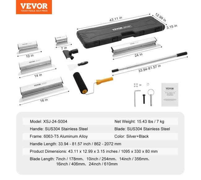 Gipso kartono glaistymo mentelių rinkinys6