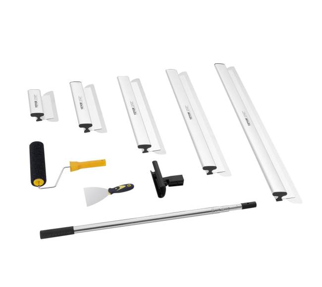 Glaistymo peilių rinkinys su prailginta rankena0