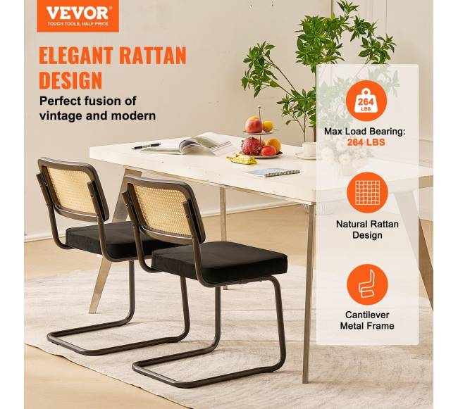 2 rataninės valgomojo kėdės1