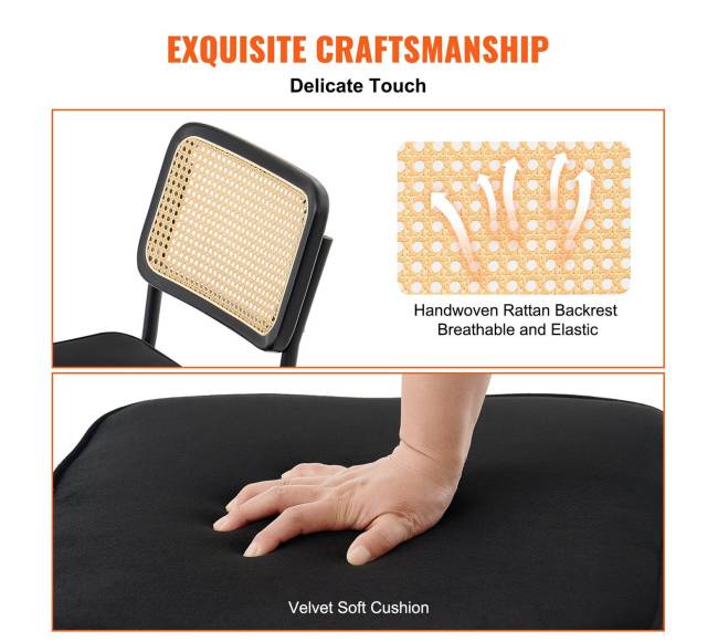 2 rataninės valgomojo kėdės2