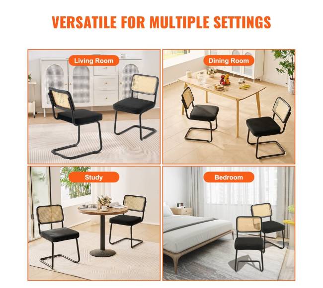 2 rataninės valgomojo kėdės4