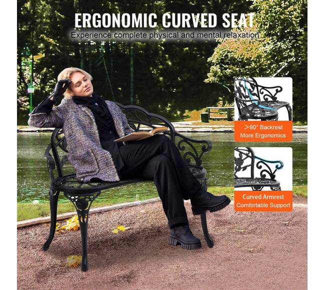 Metalinė lauko suolelis su atlošu3