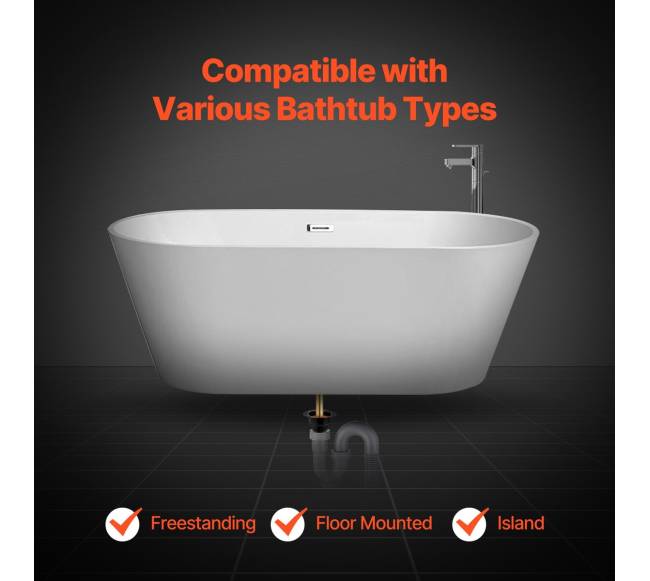 Nešiojamoji vonios nubėgimo rinkinys su ABS adapteriu1