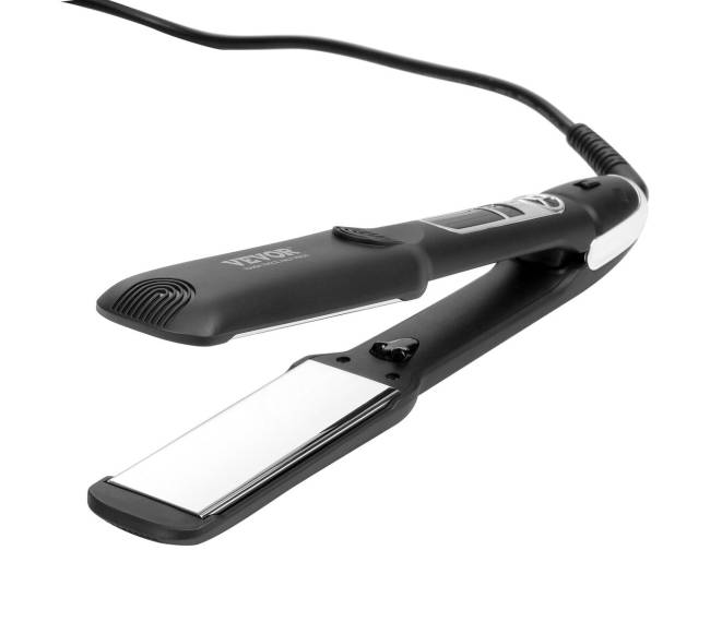 Plaukų tiesintuvas su titano plokšte ir neigiamais jonais0