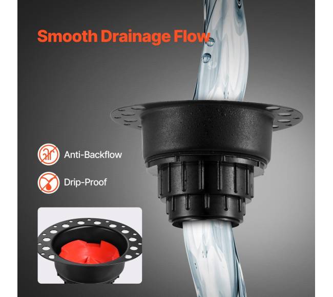 Nešiojamoji vonios nubėgimo rinkinys su ABS adapteriu2