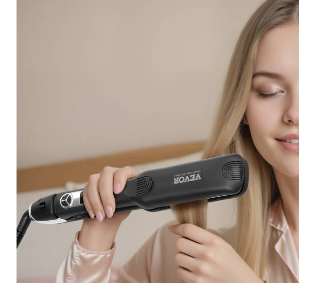 Plaukų tiesintuvas su titano plokšte ir neigiamais jonais7