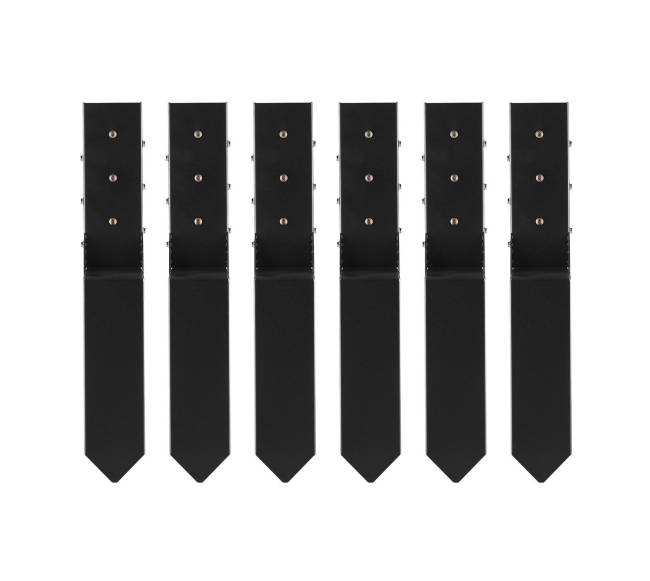 Tvoros stulpo tvirtinimo komplektas, 6 vnt.0