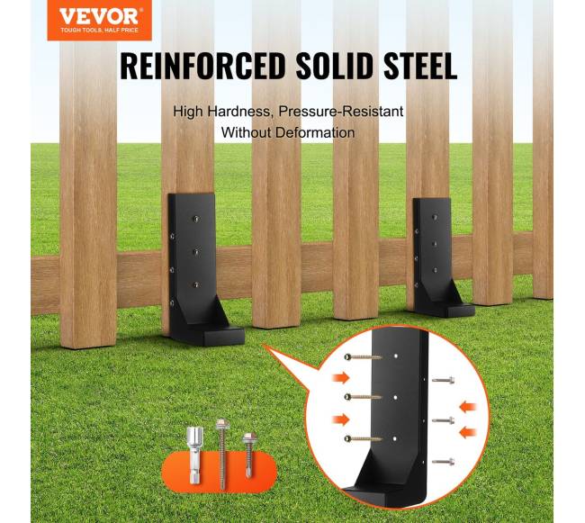 Tvoros stulpo tvirtinimo komplektas, 6 vnt.1