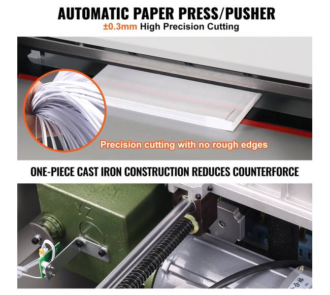 Elektrinė 450 mm popieriaus pjaustyklė3