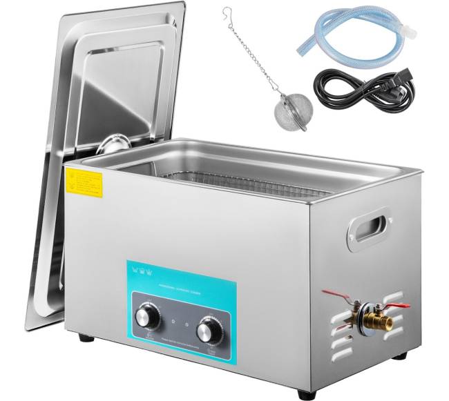 Ultragarsinė papuošalų valymo priemonė su kaitinimo funkcija7