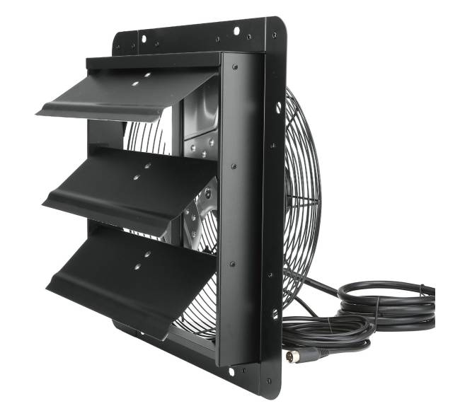 Ekraninis ištraukimo ventiliatorius su nuotolinio valdymo pultu0