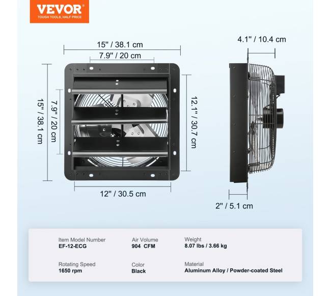 uždaromas ištraukimo ventiliatorius su nuotolinio valdymo galimybe6