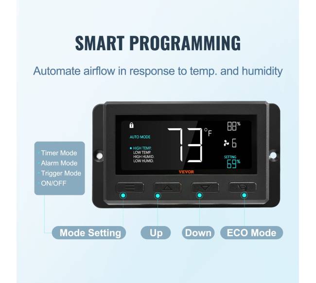 Oro ištraukimo ventiliatorius 254mm su nuotoliniu2