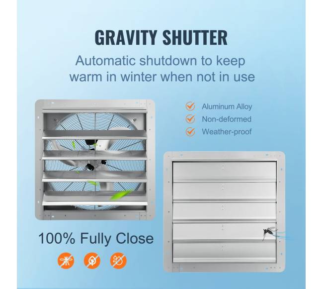 sieninis ištraukimo ventiliatorius su žaliuzėmis 610 mm4