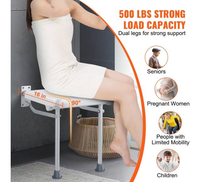 Lankstoma PE dušo kėdutė sieninė2