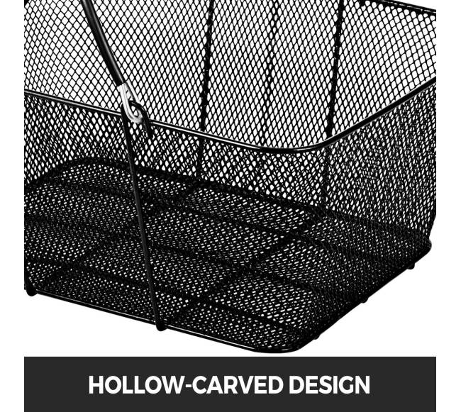 12 vnt. metalinių pirkinių krepšių su rankenomis3