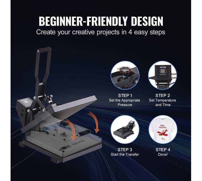 Termopresavimo mašina 38x38 cm sublimacijai5