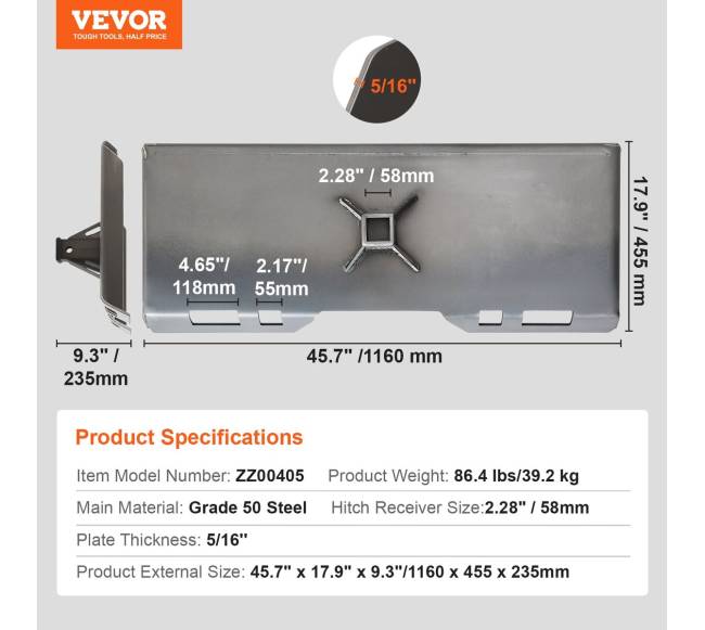 šakinio krautuvo tvirtinimo plokštė6