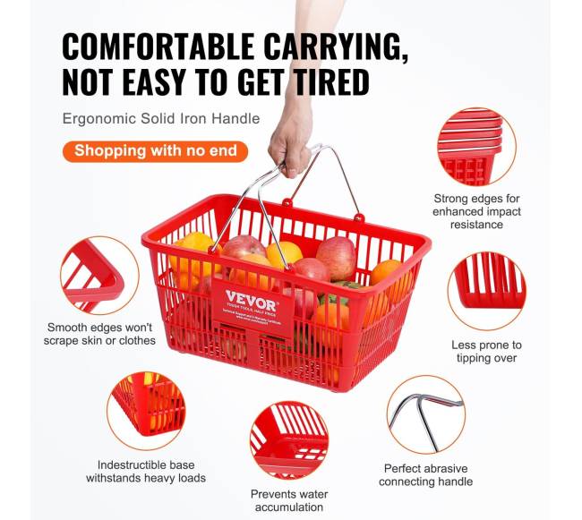 Pirkinių krepšys 12 vnt. su rankena ir stovu3