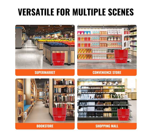 Pirkinių krepšys 12 vnt. su rankena ir stovu5